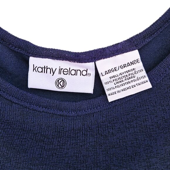 Kathy Ireland Dk Blue Tank with Liner - L - Picture 5 of 8
